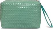 Youzey The Maren Cosmetic Bag Textured Cosmetic Bag with Wristlet