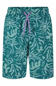 Under Armour Kids' Etching Volley Swim Shorts