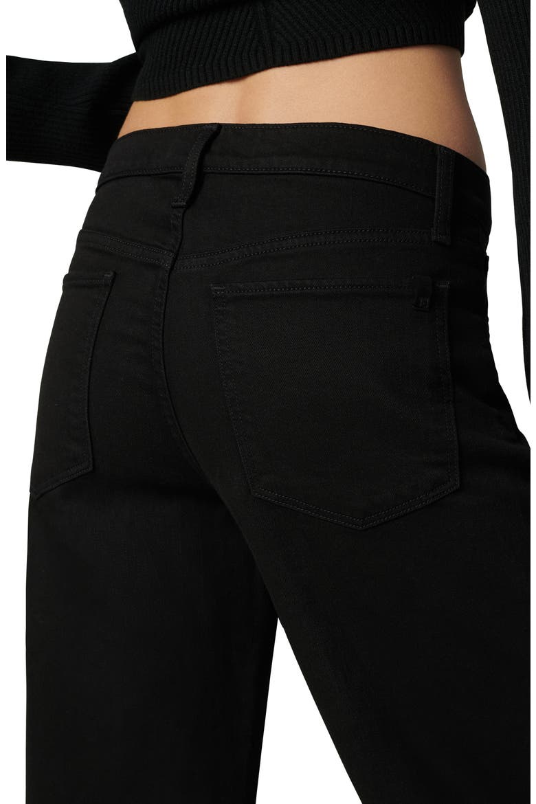 The Lou Lou Low Rise Wide Leg Jeans, Alternate, color, BLACK