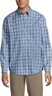 Lands' End Traditional Fit No Iron Twill Shirt
