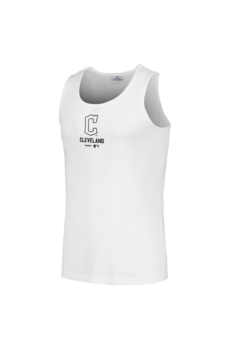 PLEASURES Men's PLEASURES White Cleveland Guardians Two-Pack Tank Top, Alternate, color,