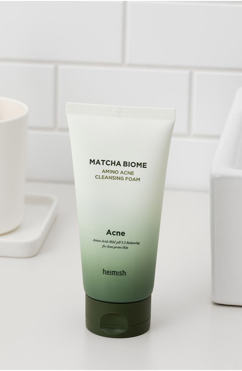 Heimish Matcha Biome Amino Acne Cleansing Foam, Alternate, color, 