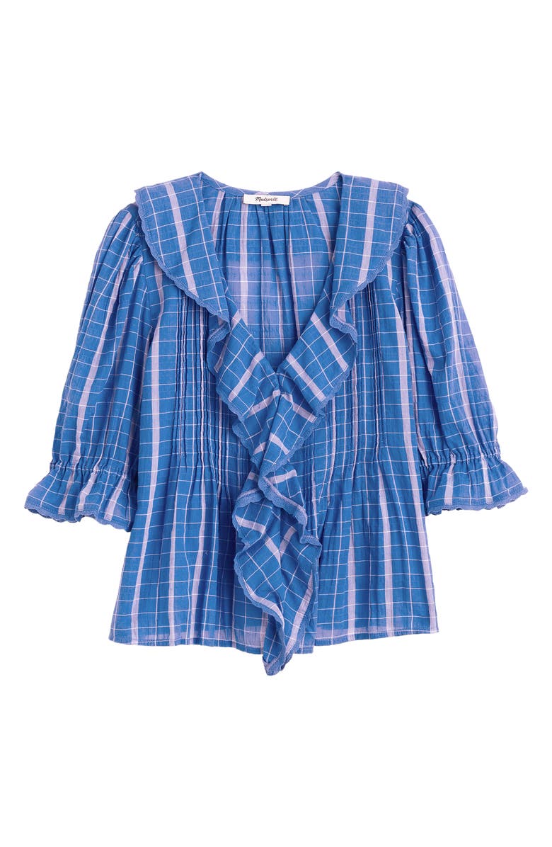 Madewell The Blaire Top, Alternate, color, Retro Blue