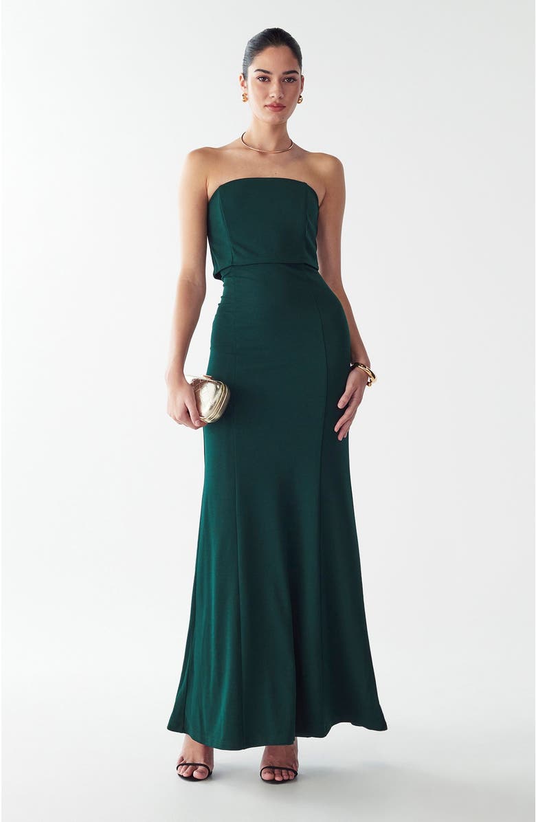 WILLA Trenton Dress, Alternate, color, Emerald