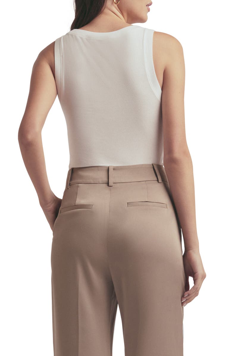 Favorite Daughter The Rib Tank, Alternate, color, White