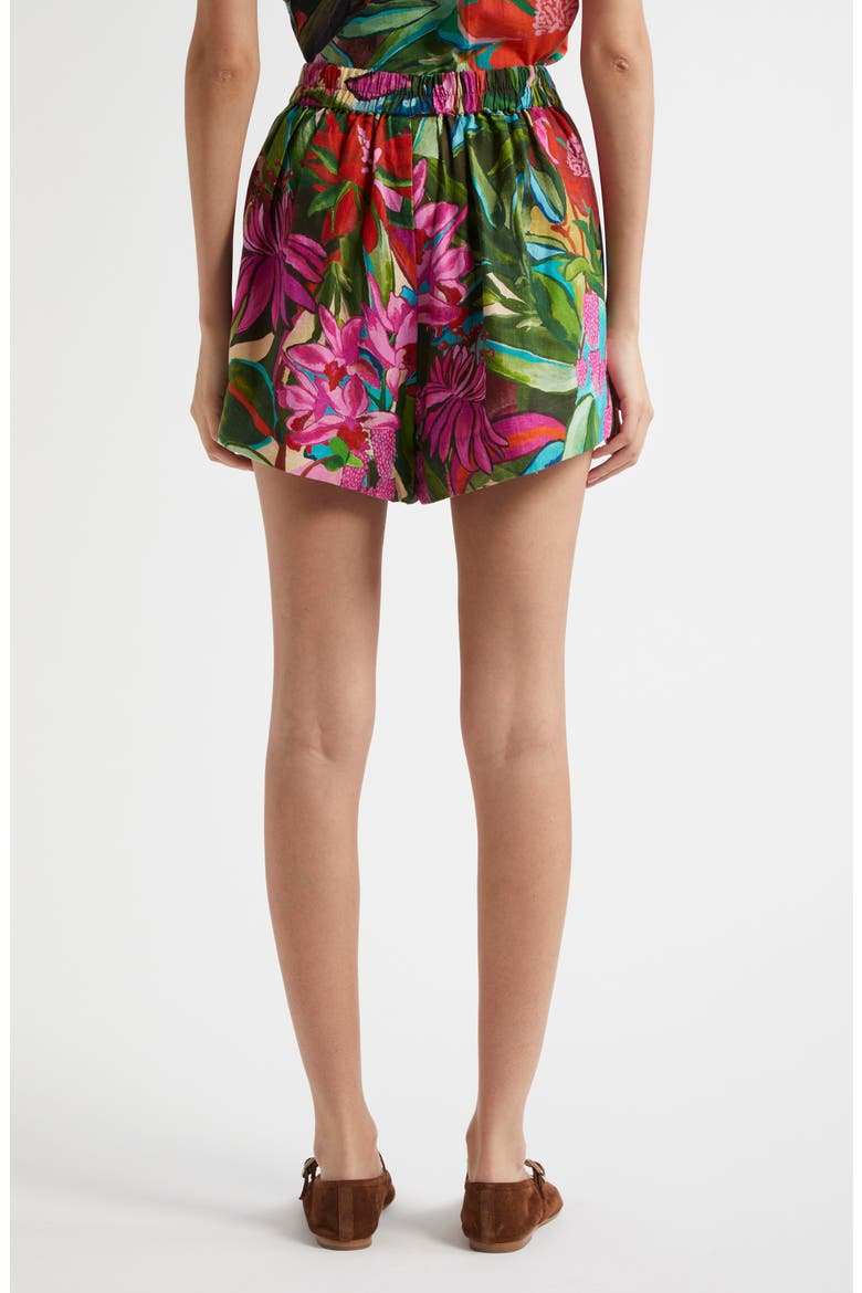 Jardin De Reve Linen Blend Shorts, Alternate, color, JARDIN DE REVE MULTI