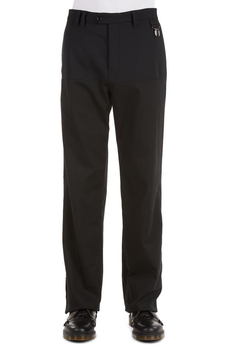 Raf Simons Horizontal Panel Wool Blend Pants, Main, color, 