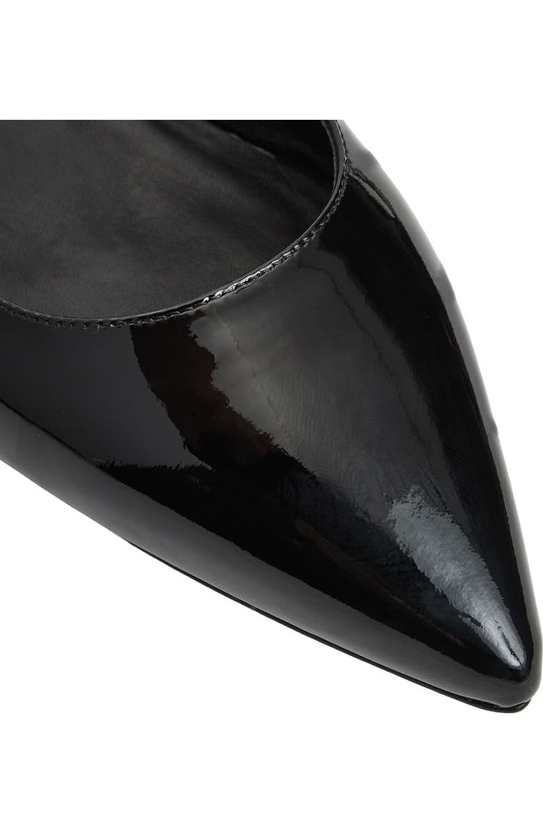 Bruno Magli Juliet Slingback Pointed Toe Flat, Alternate, color, Black Patent