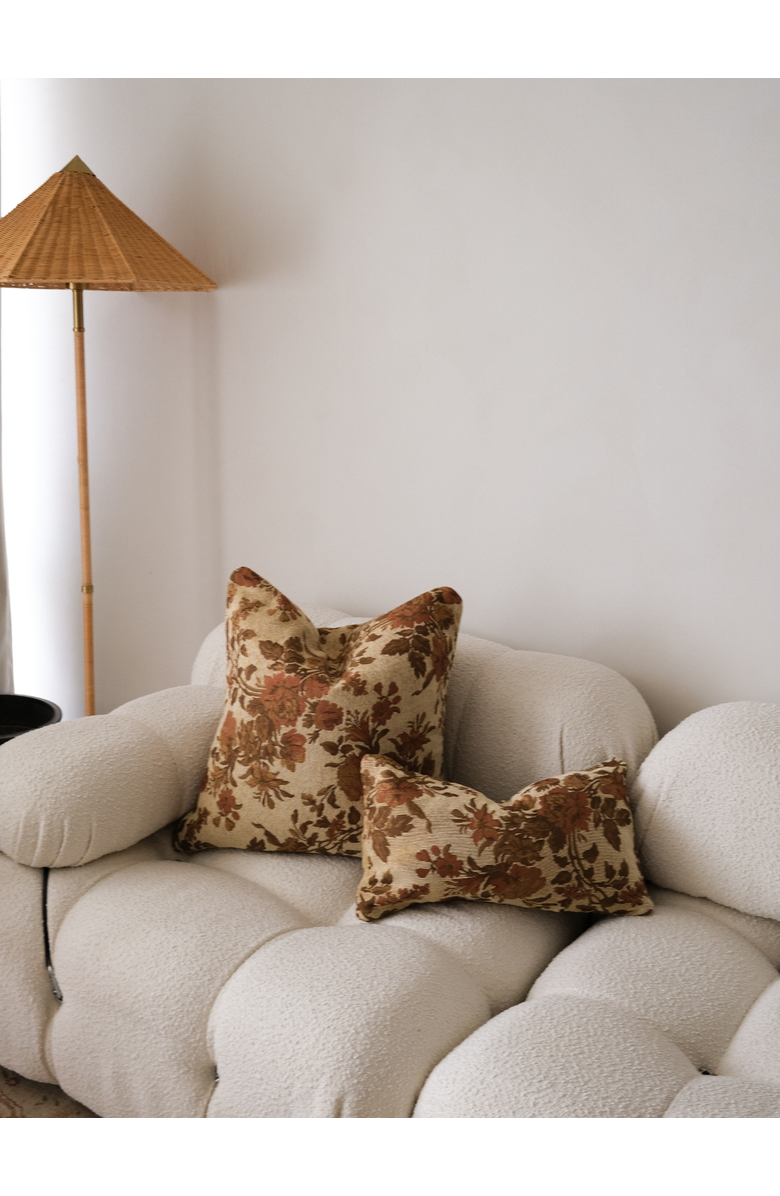 Twenty Third by Deanne Adeline Tapestry Lumbar - Cover Only, Alternate, color, Brown