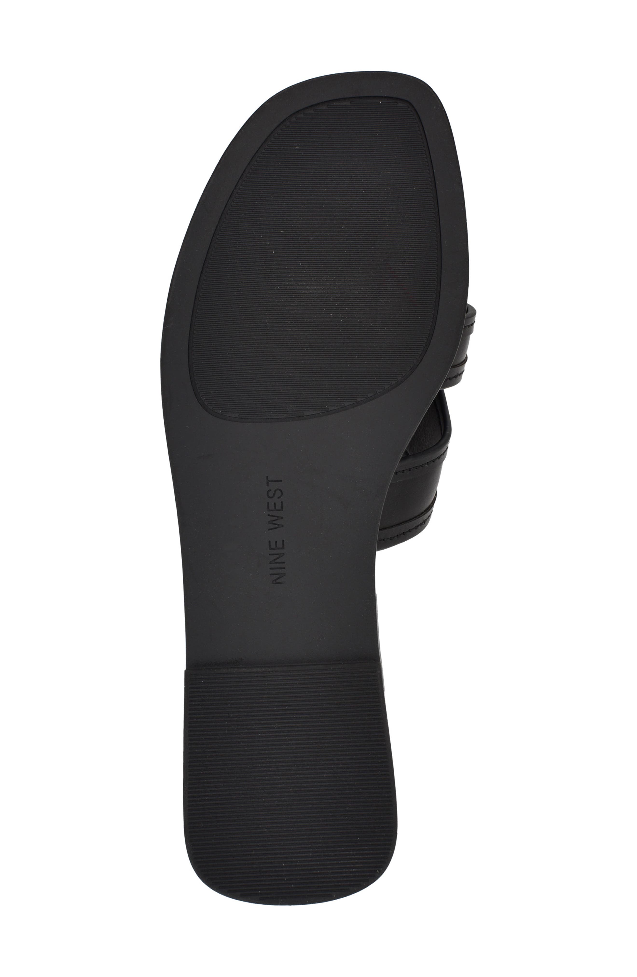 Nine West Gabie Slide Sandal, Alternate, color, Black