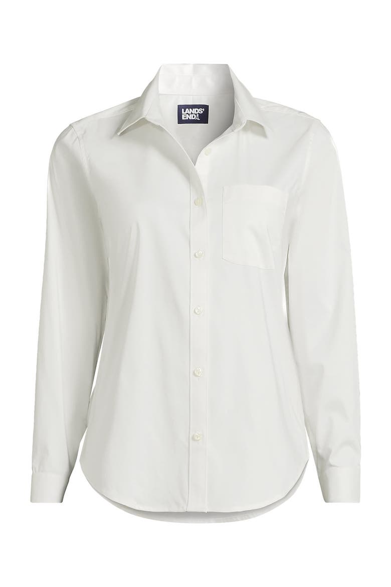 Cooling Button Front Shirt, Alternate, color, White