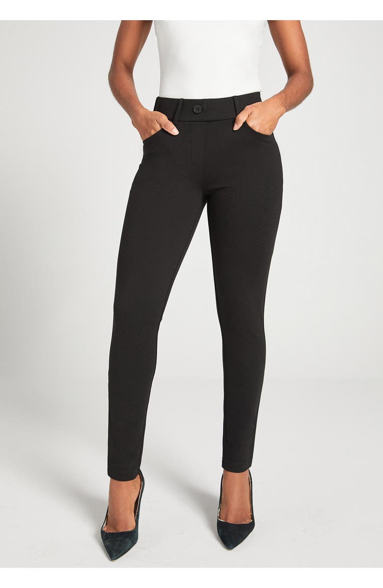 Betabrand 7 Pocket DPYP Dress Pant Yoga Pant Skinny, Main, color, Black