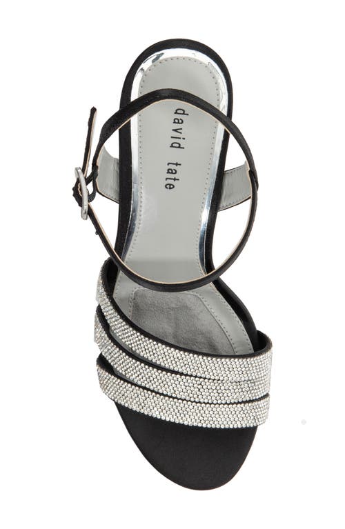 David Tate Trio Evening Sandal In Black