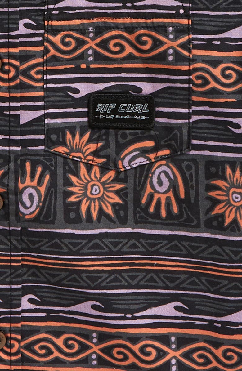 Rip Curl Kids' Pure Surf Short Sleeve Button-Up Shirt, Alternate, color, 