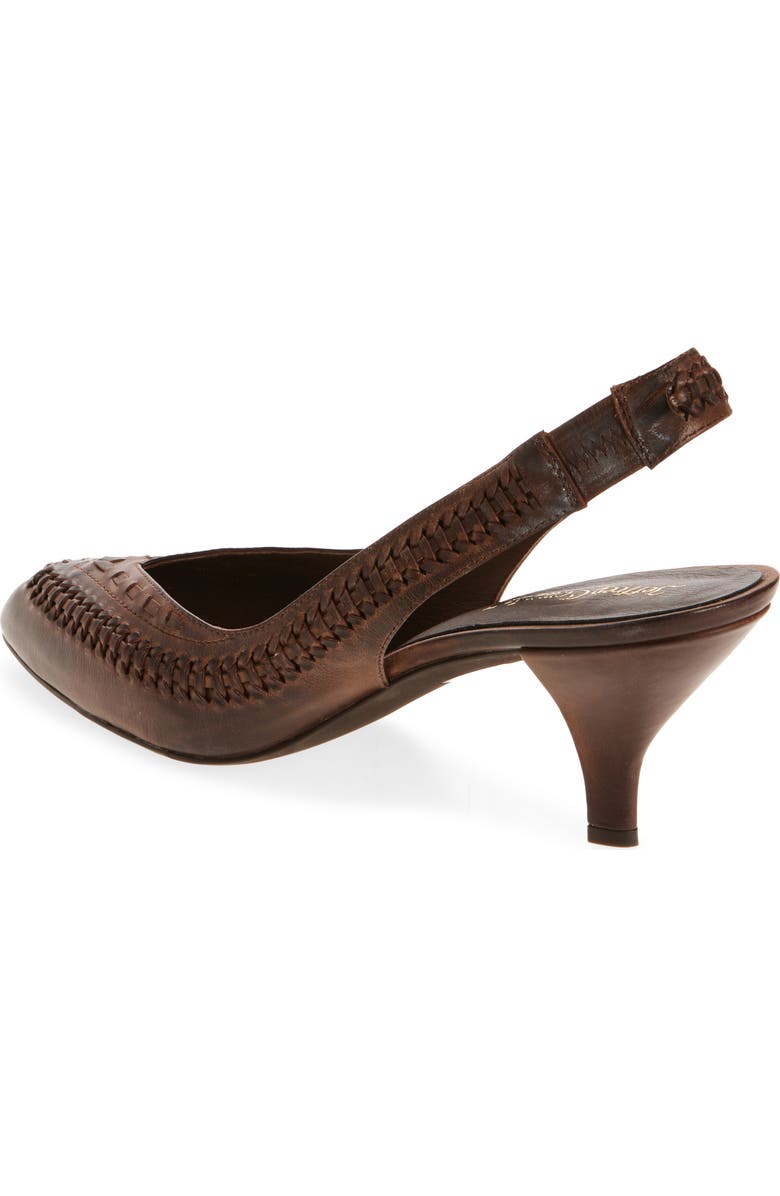 Jeffrey Campbell Madre Slingback Pointed Toe Pump, Alternate, color, Brown Ruboff