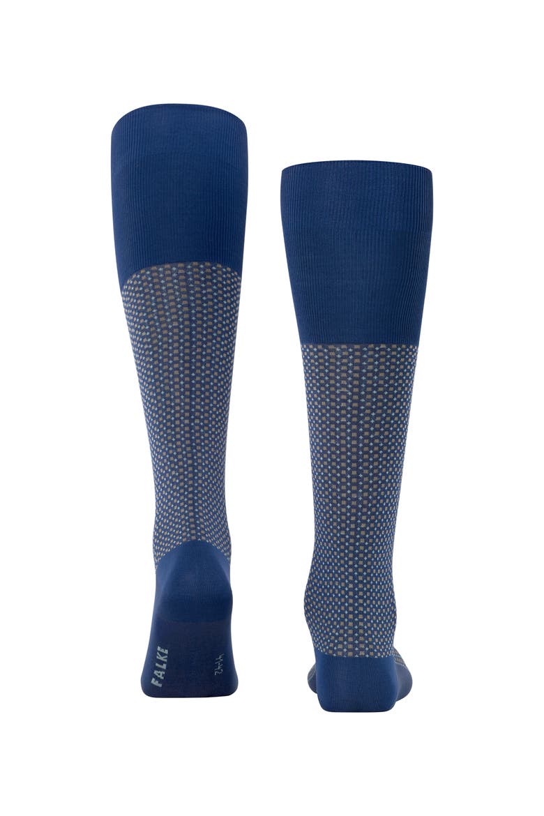 Uptown Tie Knee High Socks, Alternate, color, Royal Blue