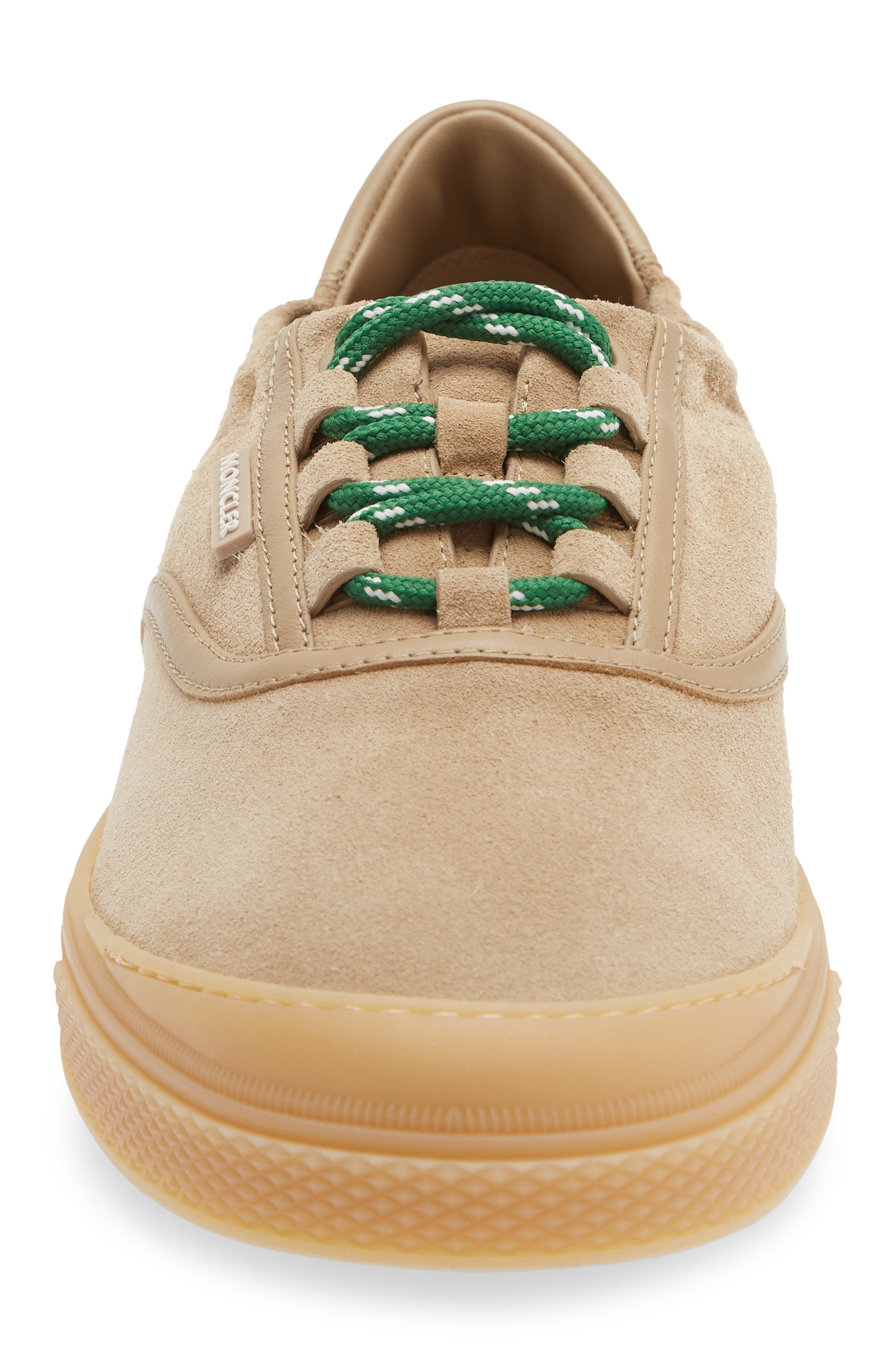 Moncler Vera Leisure Sneaker, Alternate, color, Mustard