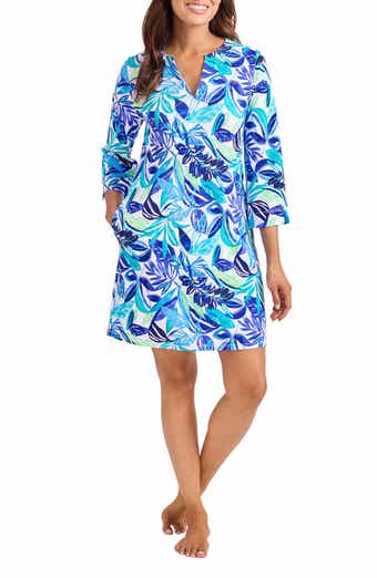 【LEMLEM】jemari fringed ストライプ cotton-blend coverup lemlem Jemari Cotton Blend Cover-Up Caftan Dress | Nordstrom