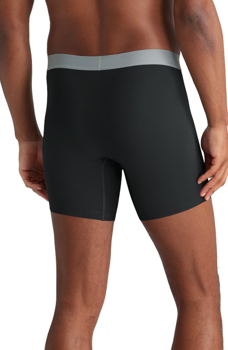 Tommy John 3-Pack 360 Sport Boxer Briefs, Alternate, color, Black