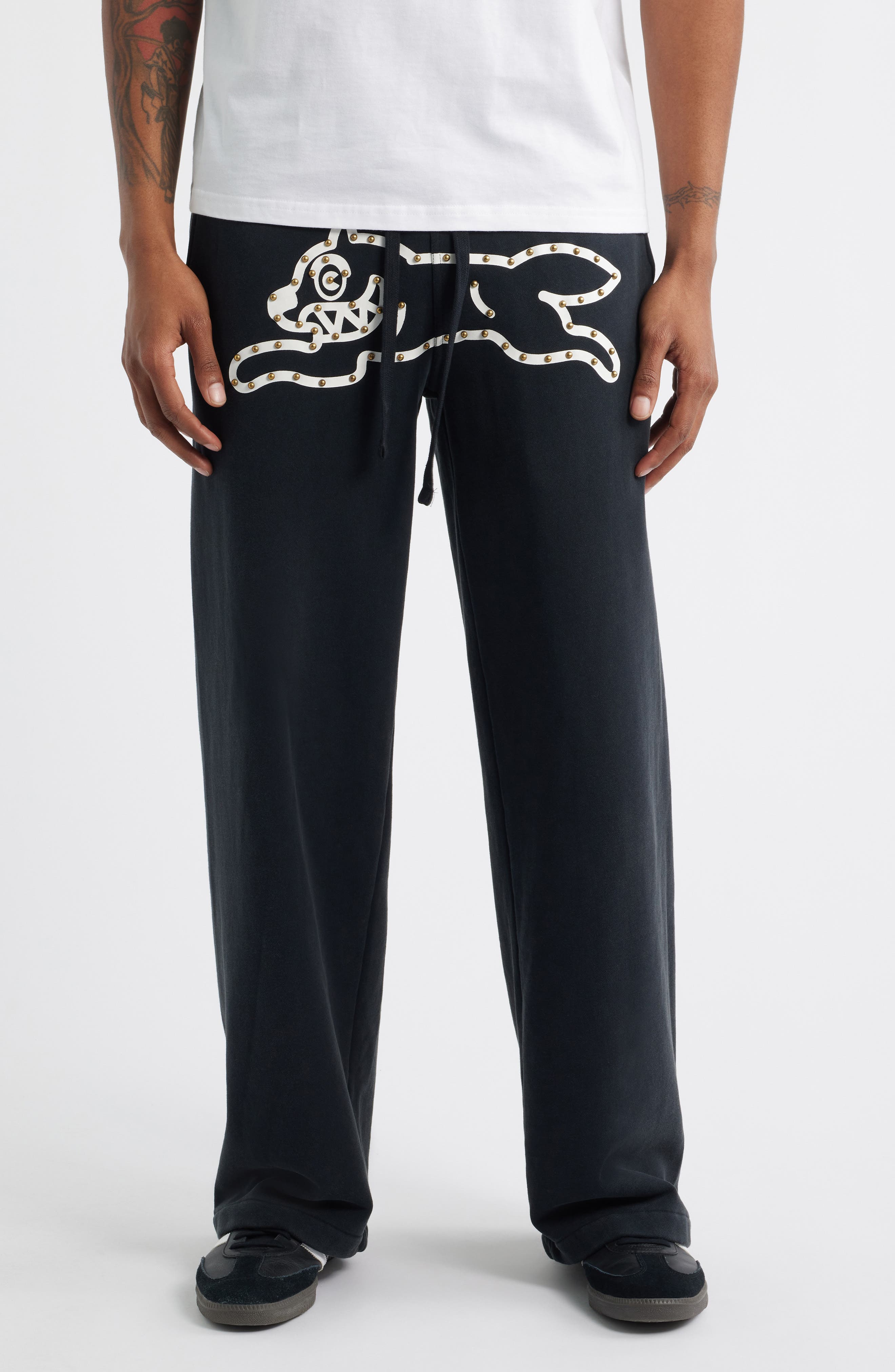 Central Beaded Logo Sweat Pants