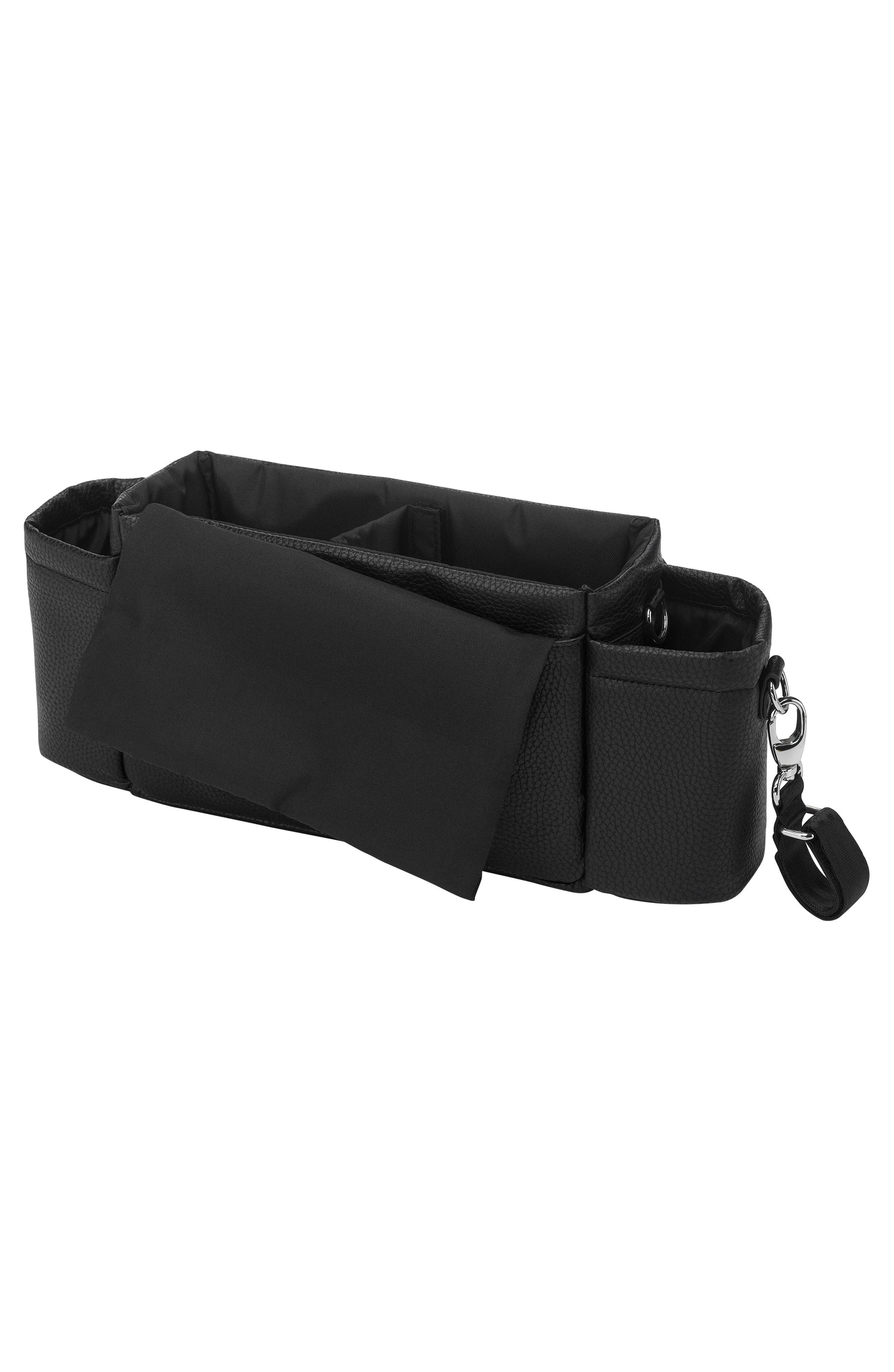 Petunia Pickle Bottom Wander Deluxe Stroller Caddy, Alternate, color, Ebony