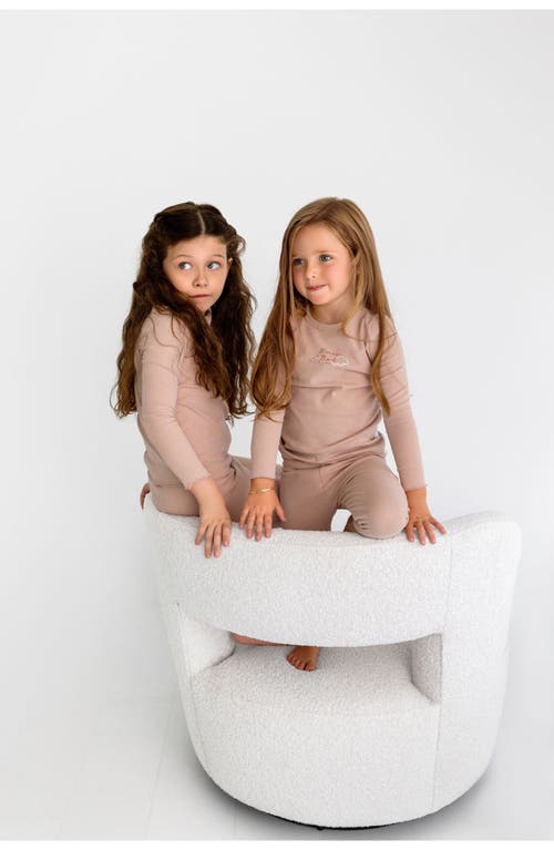 Pouf Bonne Nuit Pj In Dusty Pink