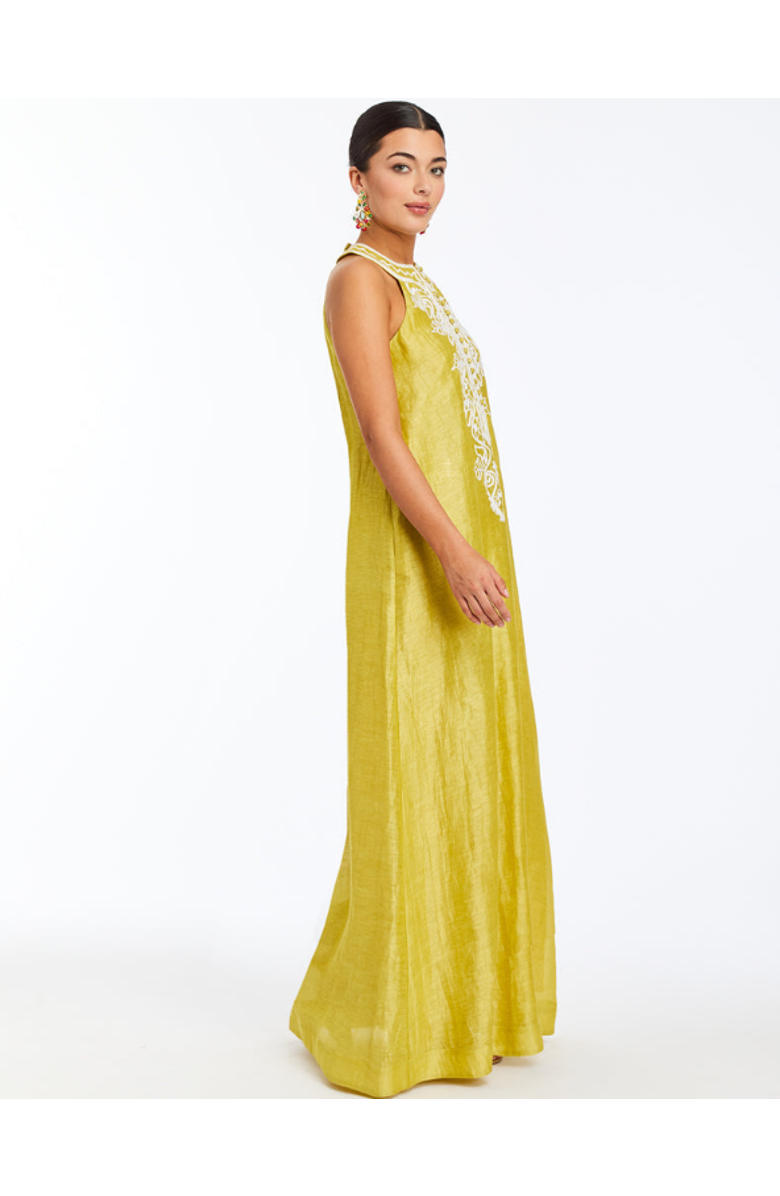 Mestiza New York Merida Barong Gown, Alternate, color, Yellow