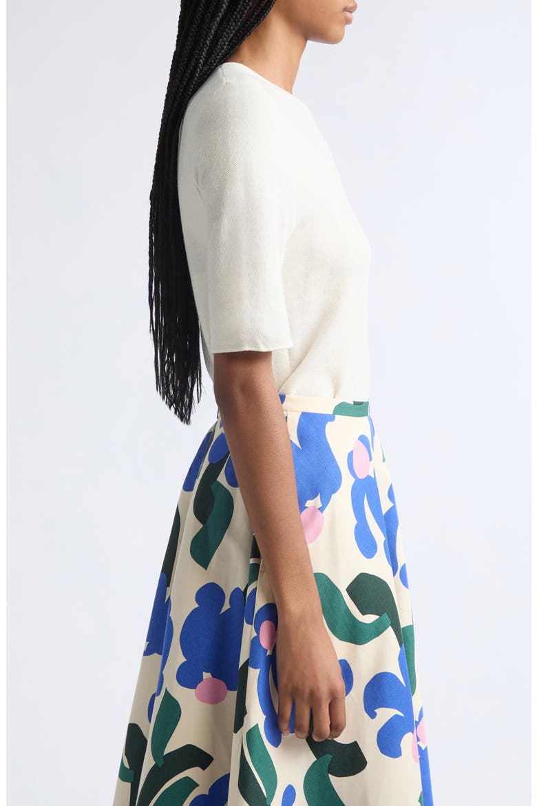 Kehys Lossi Jacquard Sweater, Alternate, color, WHITE