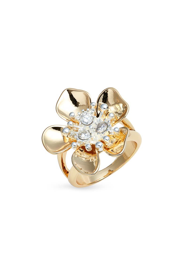 Nordstrom Floral Cubic Zirconia Accent Ring (Women) | Nordstromrack
