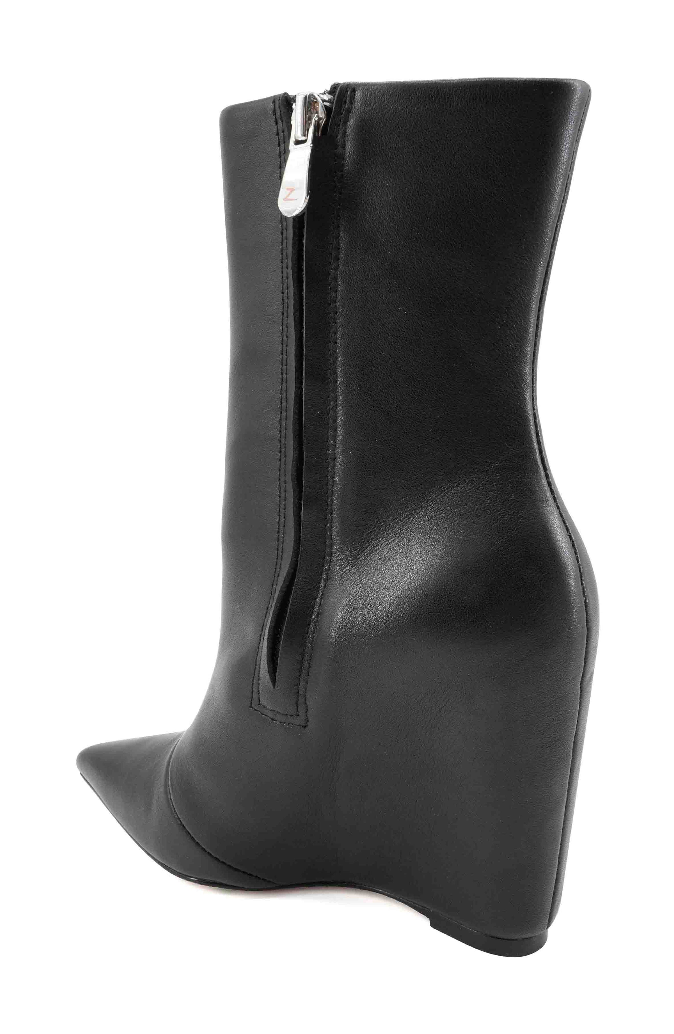 ZIGI Germany Pointed Toe Wedge Bootie, Alternate, color, 