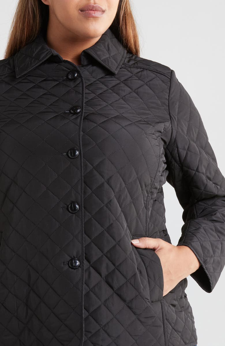 Jones New York Quilted Coat, Alternate, color, 