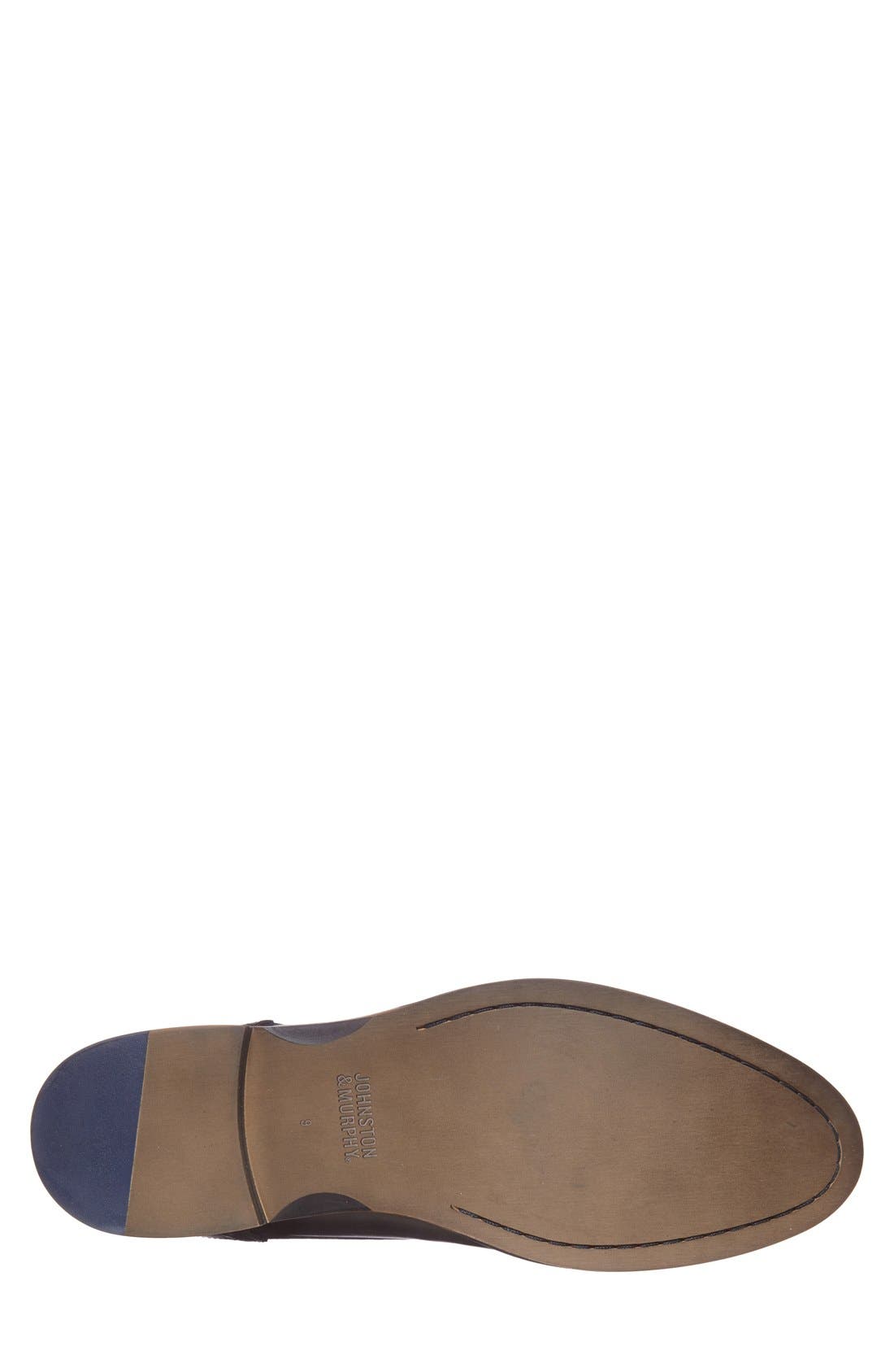 Conard Double Monk Strap Slip-On, Alternate, color, BLACK