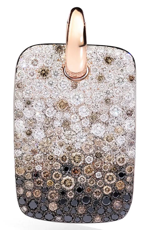 Sabbia Diamond Pavè Pendant