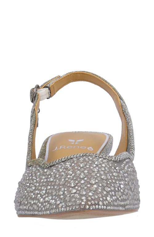 J. Reneé Aleksa Pointed Toe Slingback Pump
