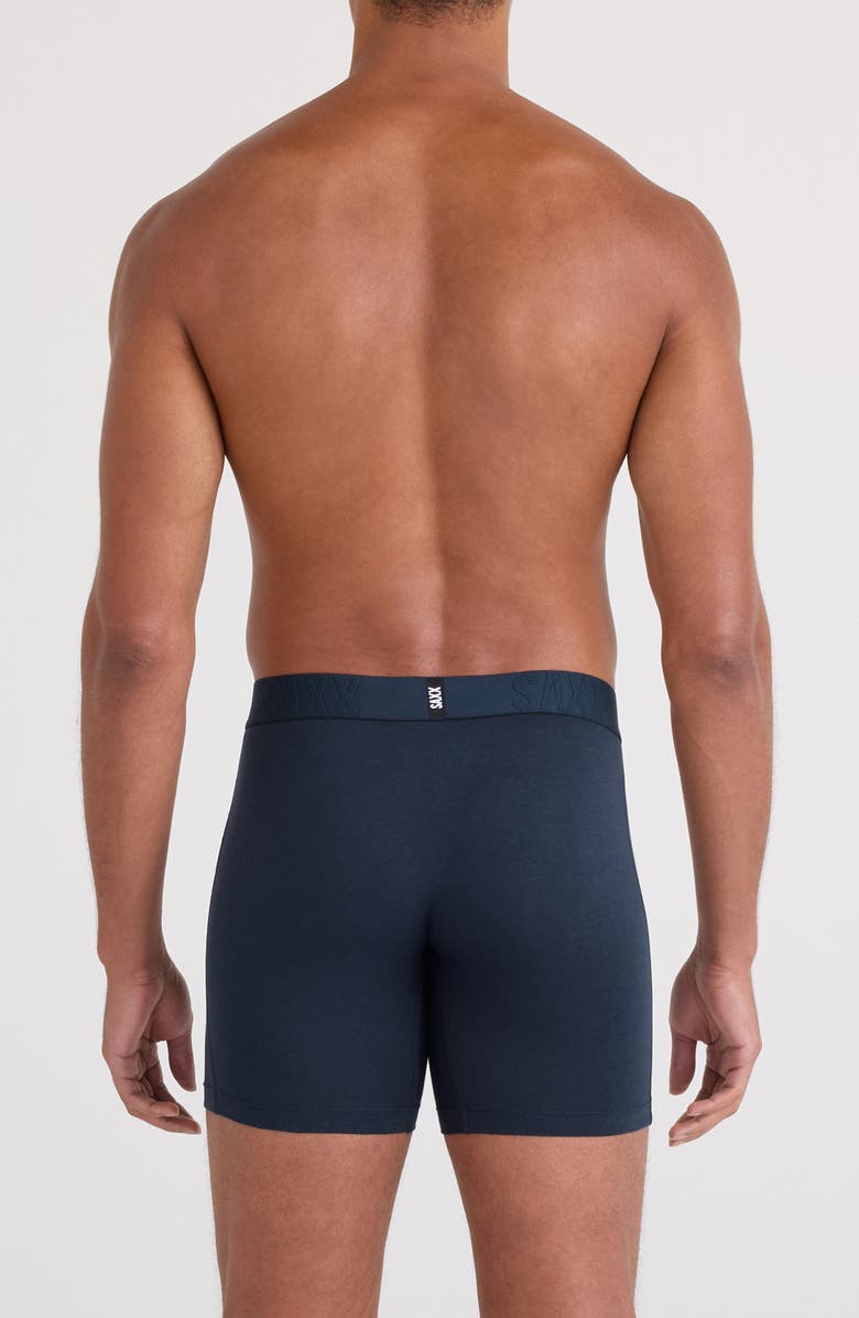 SAXX Assorted 3-Pack DropTemp<sup>®</sup> Cooling Cotton Boxer Briefs, Alternate, color, Dark Grey/ Ink/ Black