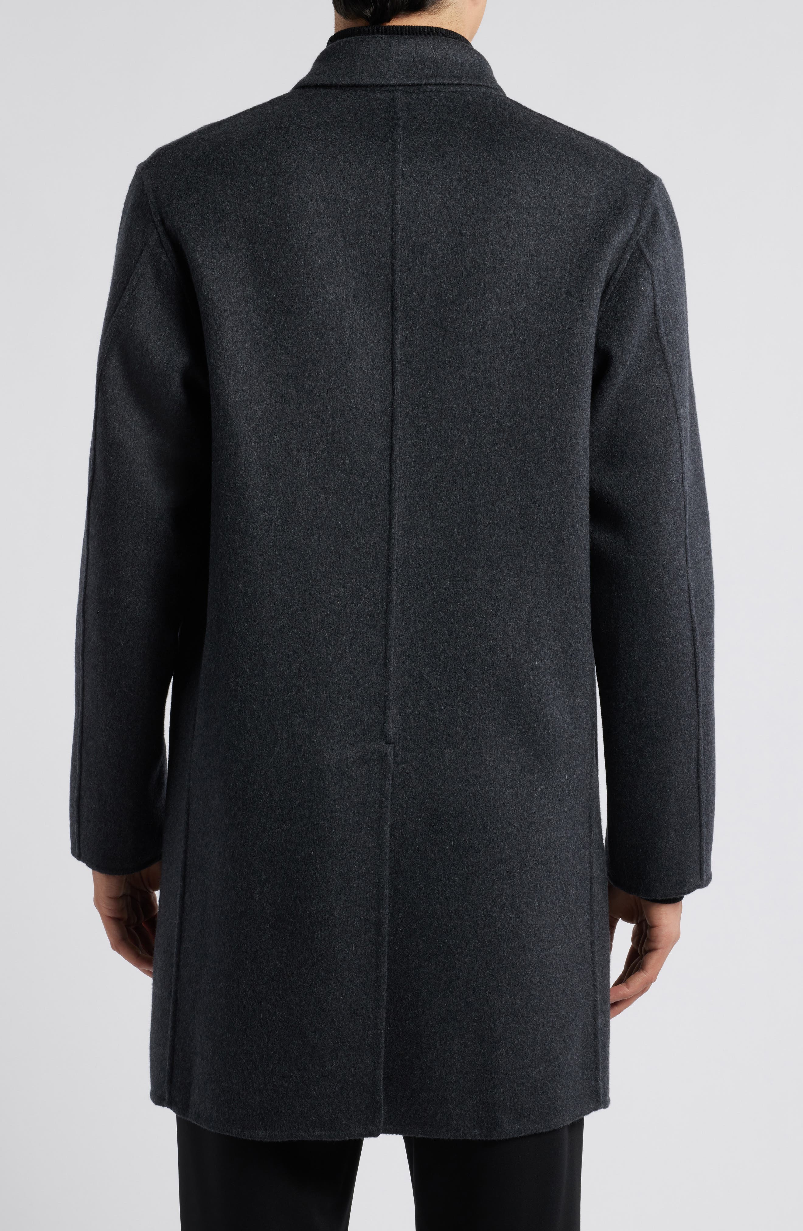 Double Face Wool Blend Car Coat - image 2