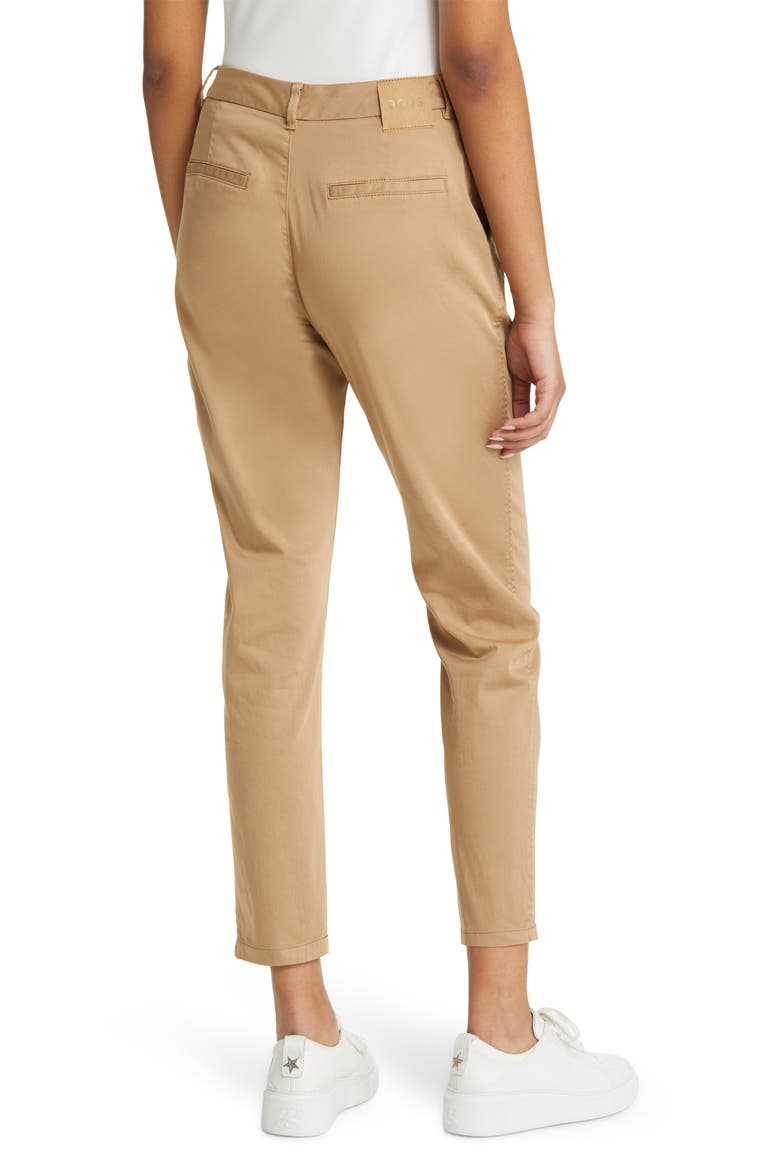 Tachine Stretch Cotton Trousers, Alternate, color, ICONIC CAMEL