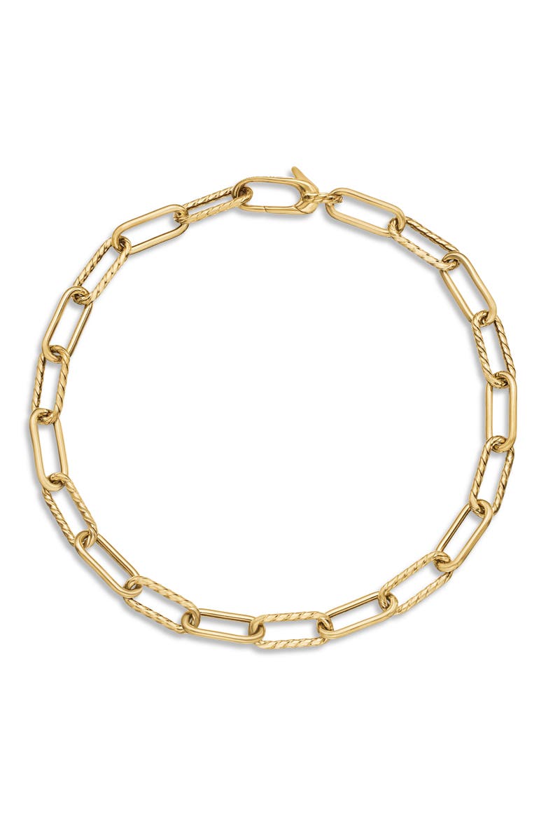 DY Madison® Chain Bracelet in 18K Yellow Gold, 4mm, Alternate, color, 18K YELLOW GOLD