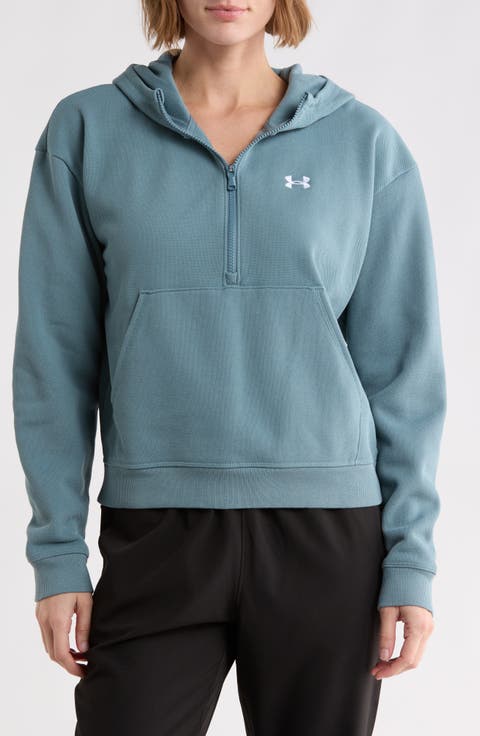 Rival Fleece Textured Half-Zip Pullover Hoodie