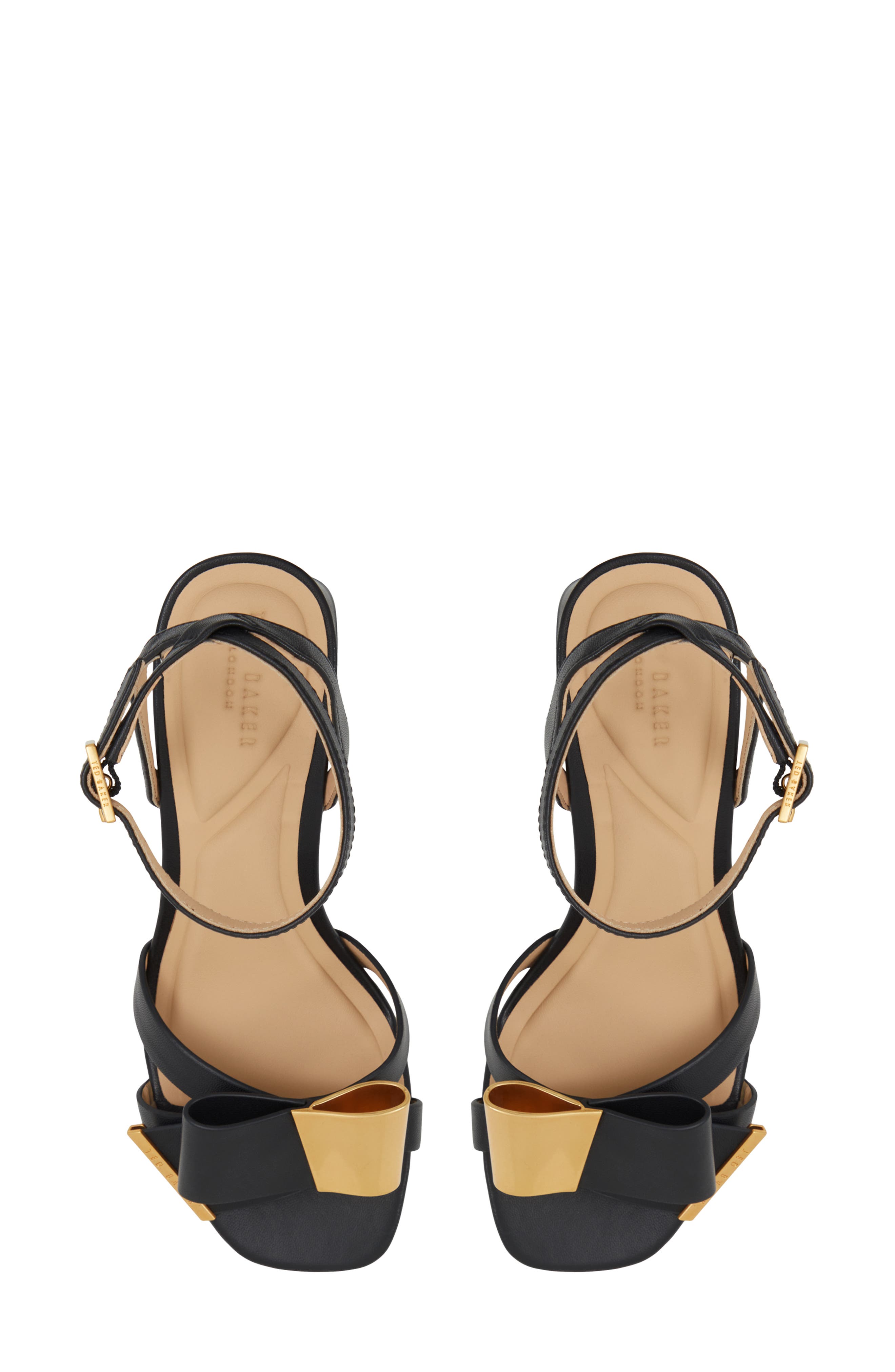 Ted Baker London Milly Bow Ankle Strap Sandal, Alternate, color, 