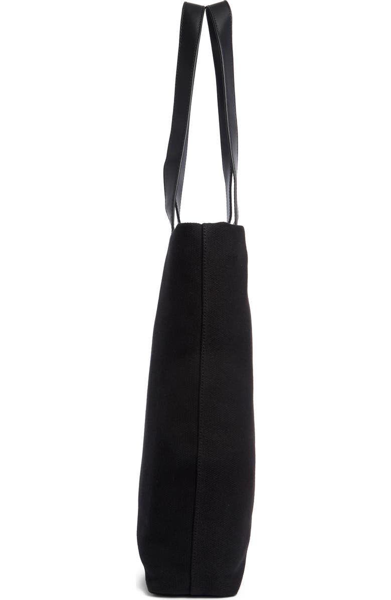 Vince The Larkin Tote Bag, Alternate, color, Black Canvas
