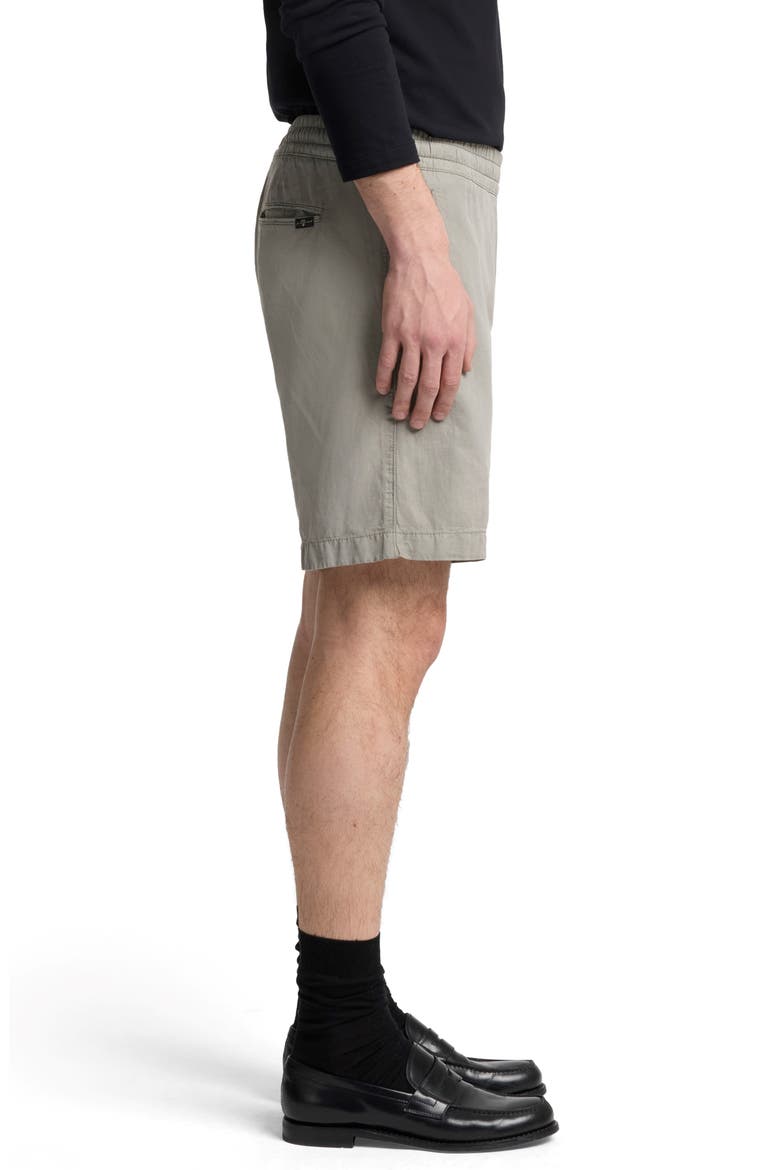 Pull-On Cotton Blend Shorts, Alternate, color, SAGE