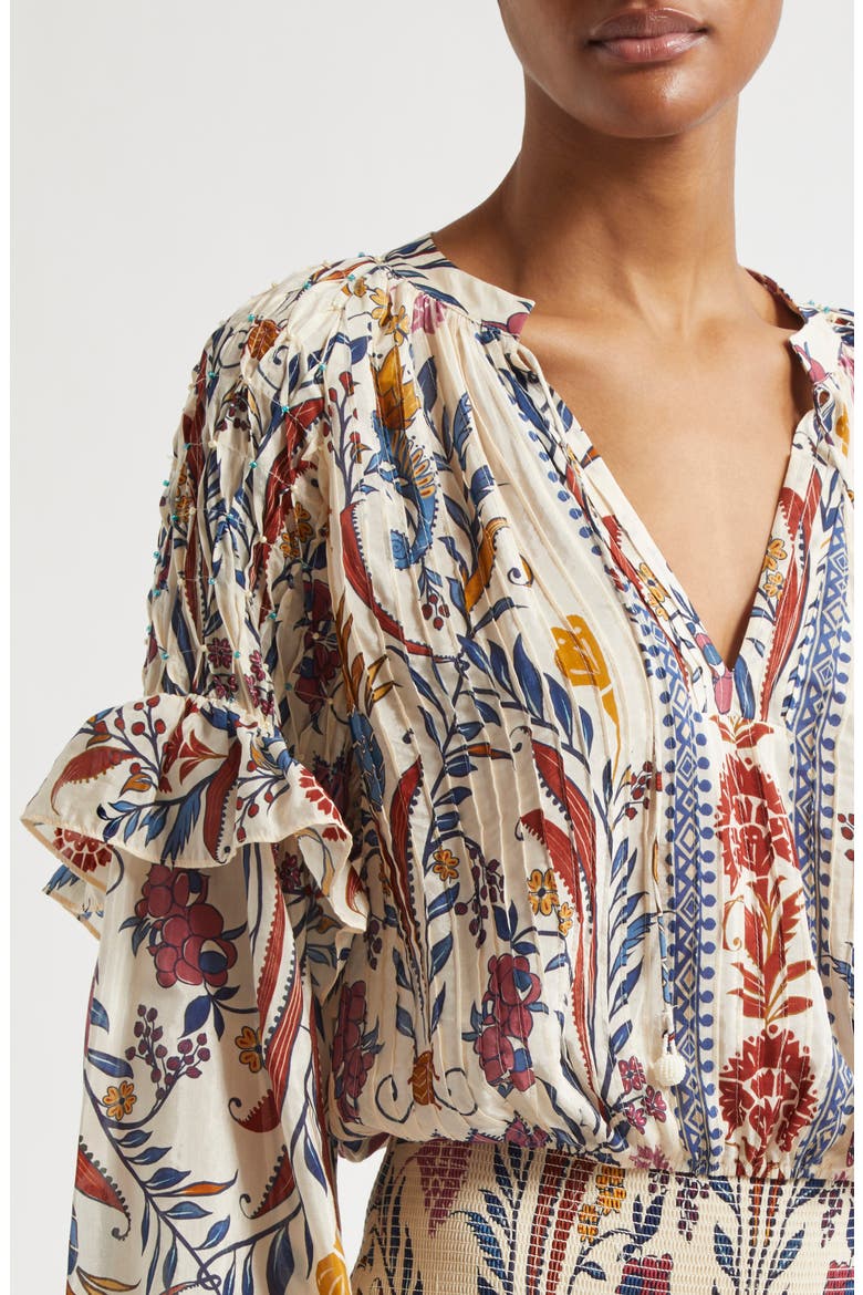 Romantic Lightness Ruffle Top, Alternate, color, ROMANTIC LIGHTNESS C