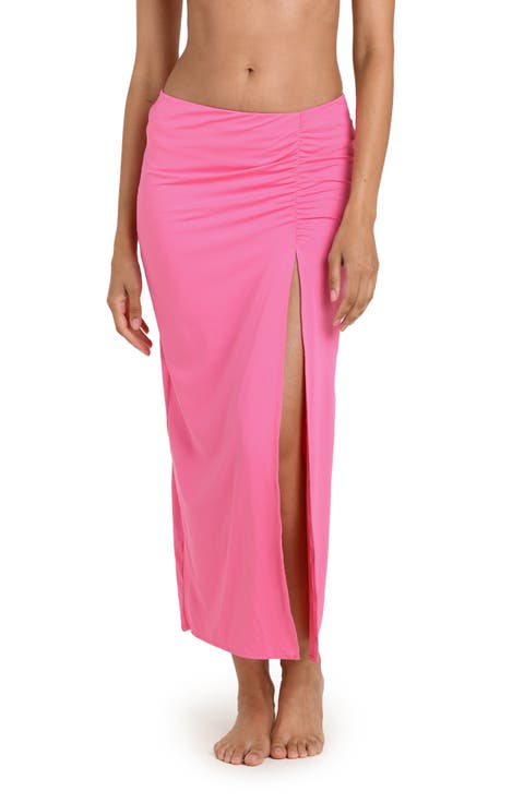Island Goddess Side Slit Cover-Up Skirt