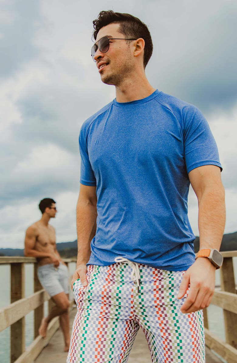 Snapper Rock Men's Short Sleeve Outbound Tee, Alternate, color, Blue Drift