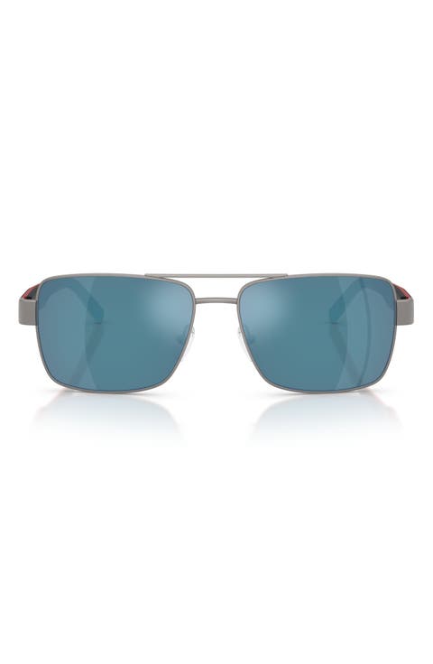 59mm Rectangular Sunglasses