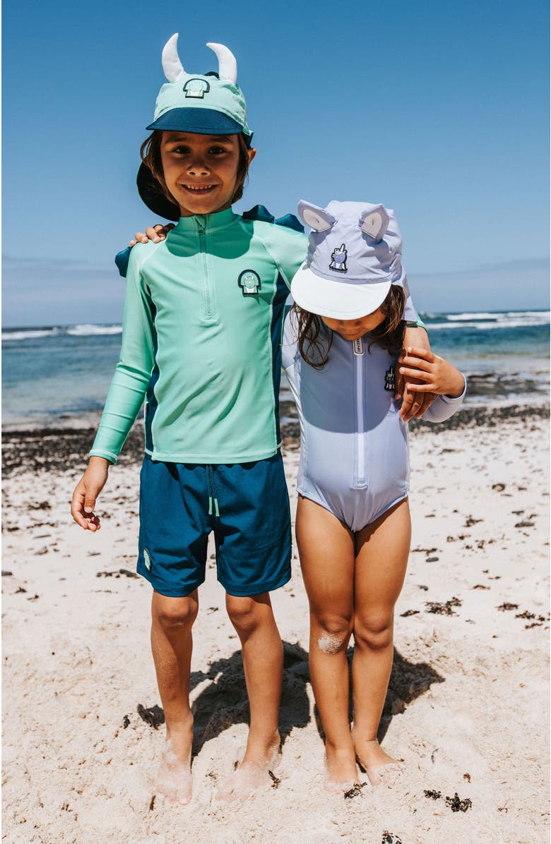 Roarsome Spike Rash Vest, Alternate, color, Green