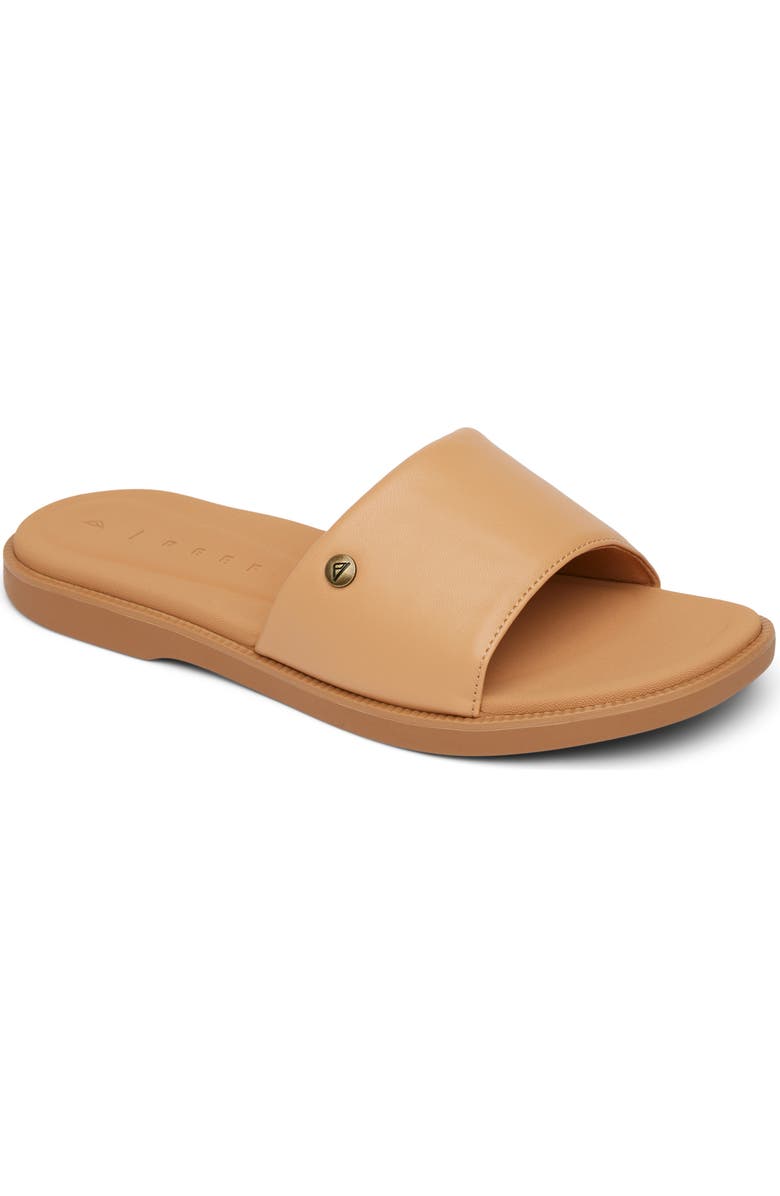 Reef Cushion Sunny Slide Sandal, Main, color, Natural