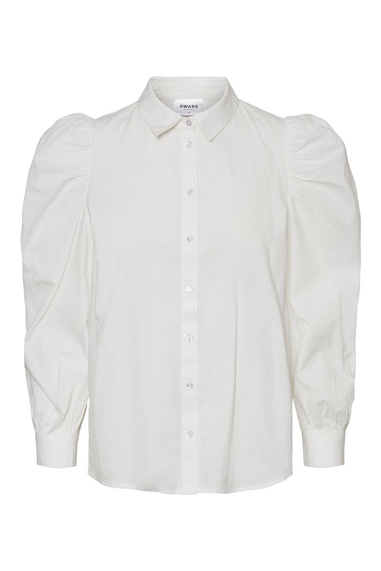 Miriam Organic Cotton Blouse, Alternate, color, SNOW WHITE