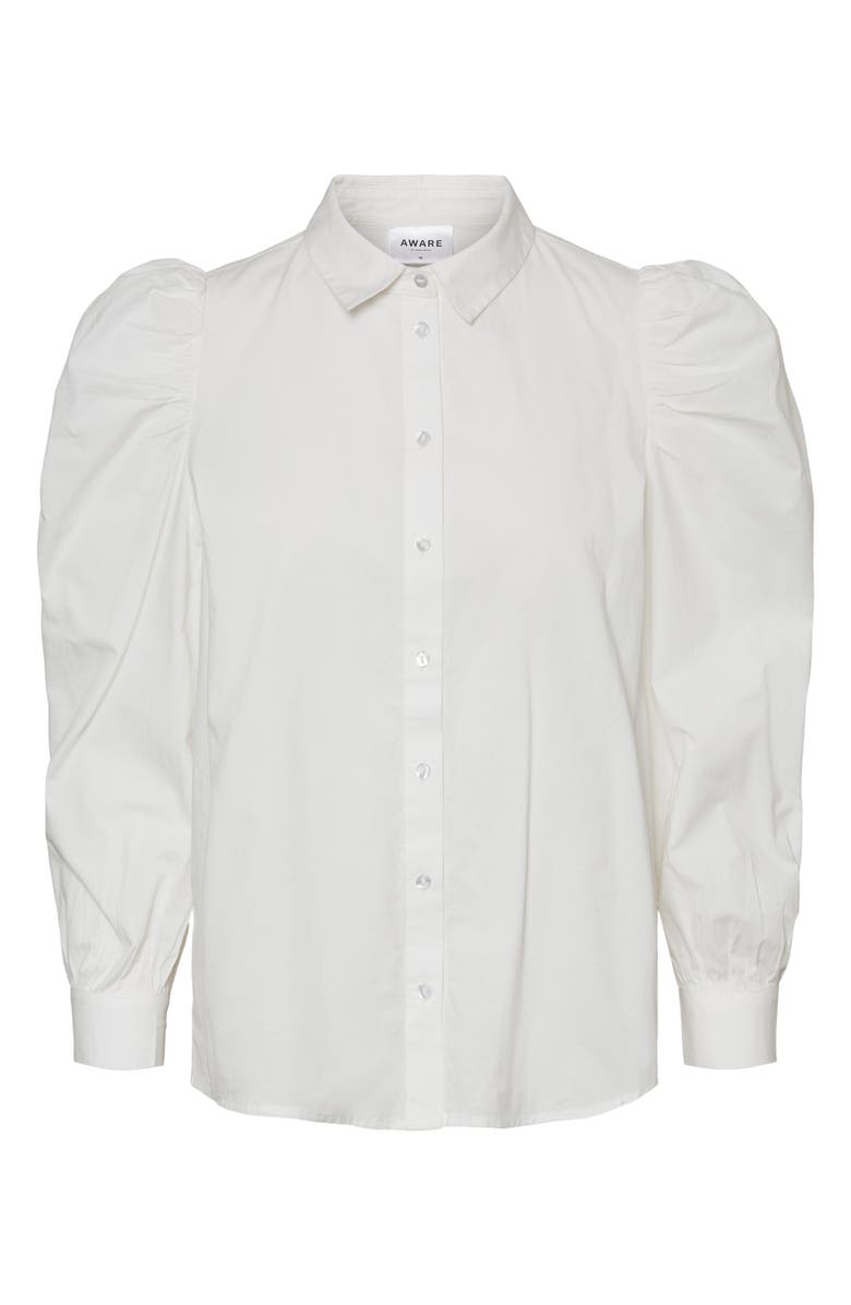 AWARE by VERO MODA Miriam Organic Cotton Blouse, Alternate, color,